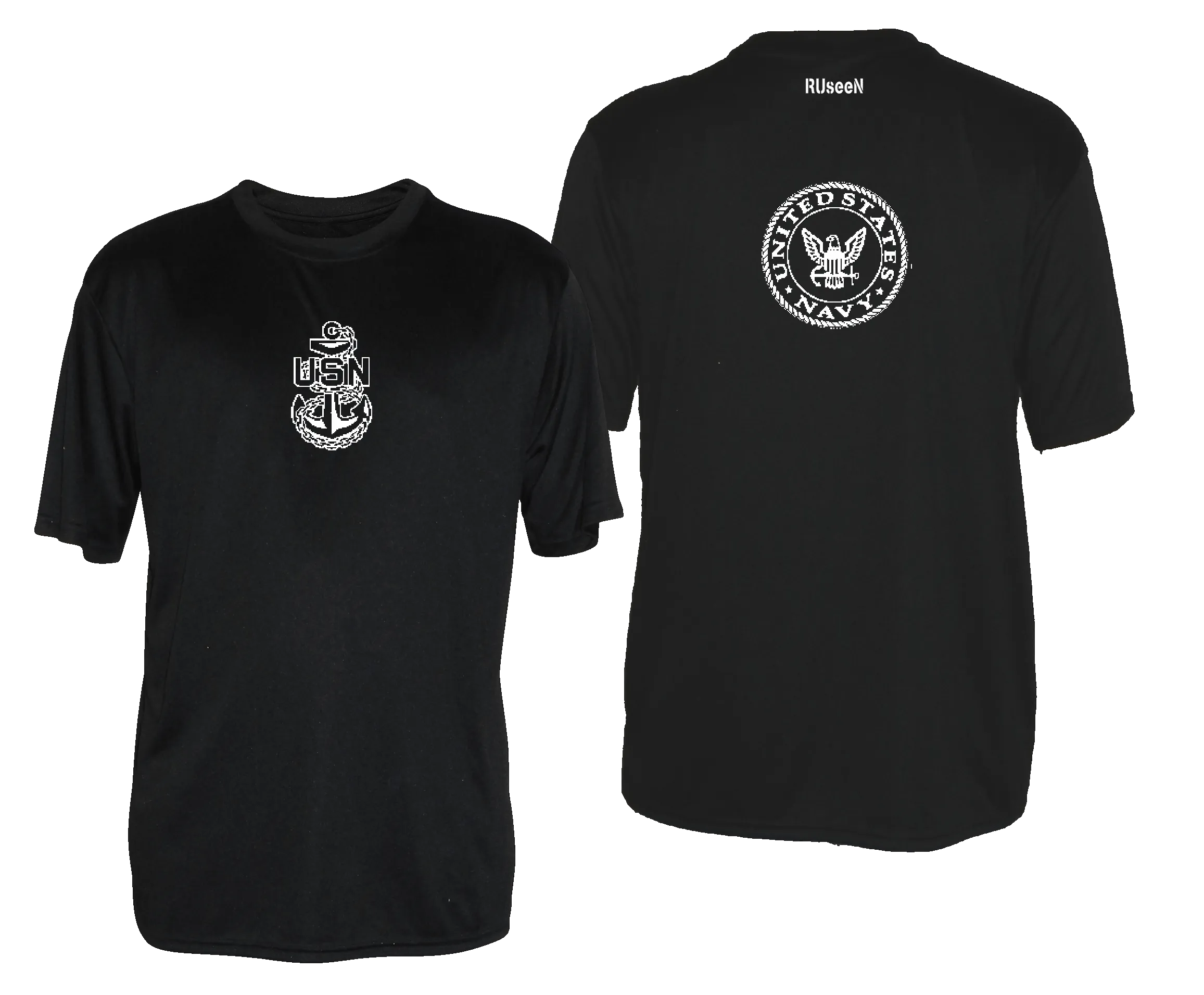 Men's Reflective Short Sleeve Shirt - US Navy (Chief)