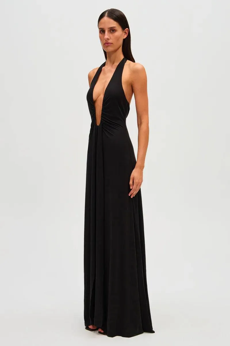 Misha - Jennifer Cupro Maxi Dress