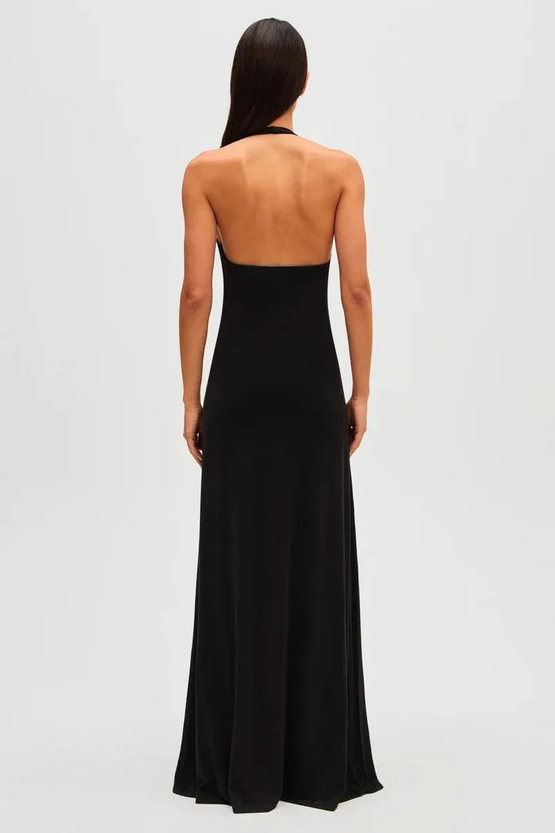 Misha - Jennifer Cupro Maxi Dress