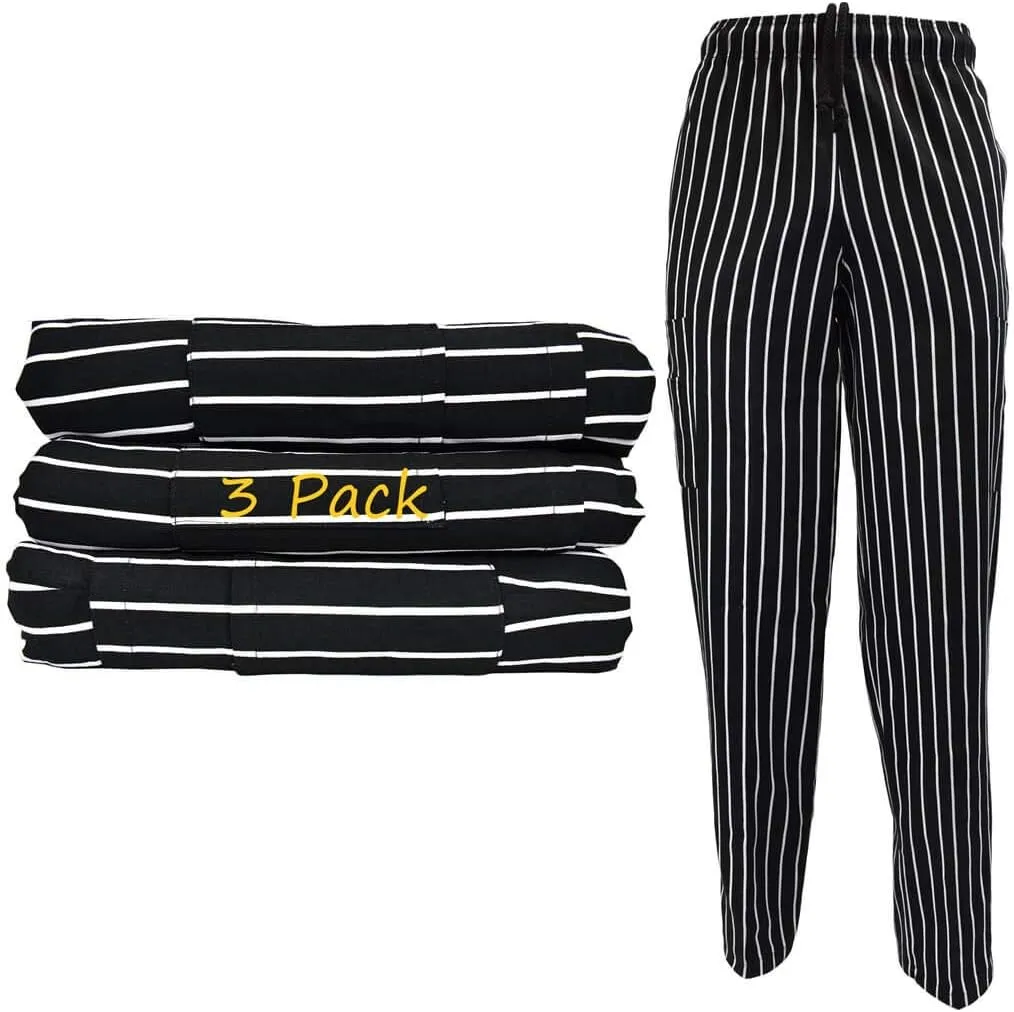 Natural Uniforms Classic 6 Pocket Chef Cargo Pants with Multi-Pack QTYS Available