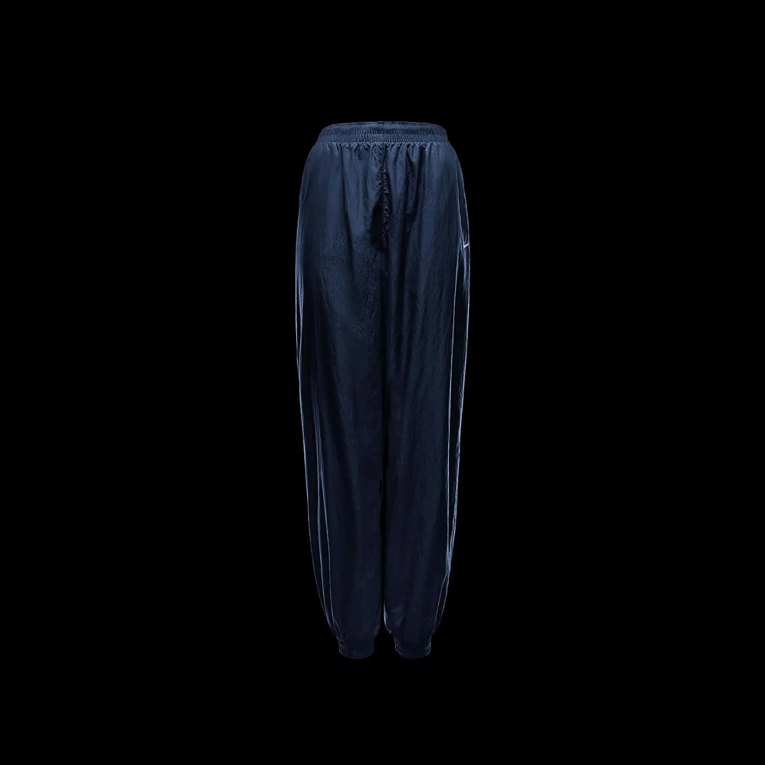 Nike Sportswear Essential Women's Mid-Rise Oversized Woven Joggers (FV7668-478, Armory Navy/White)