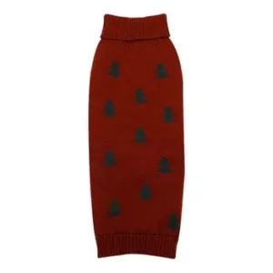 Pet Brands Tree Print Jumper - Xsmall/small 32cm
