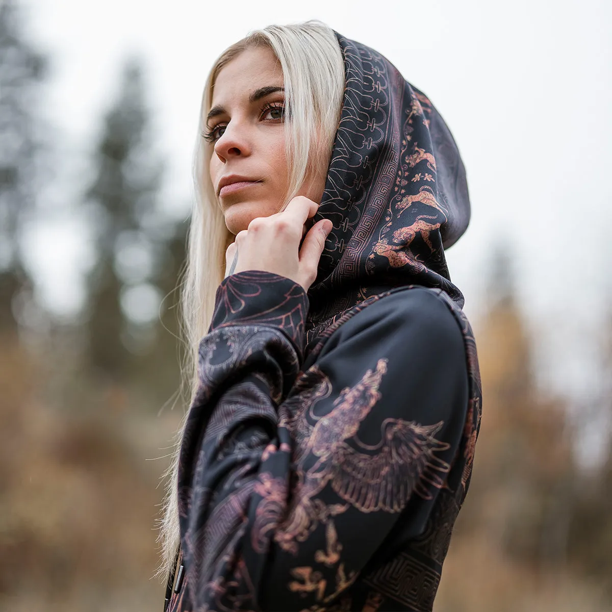 Phoenix Crop Hoodie
