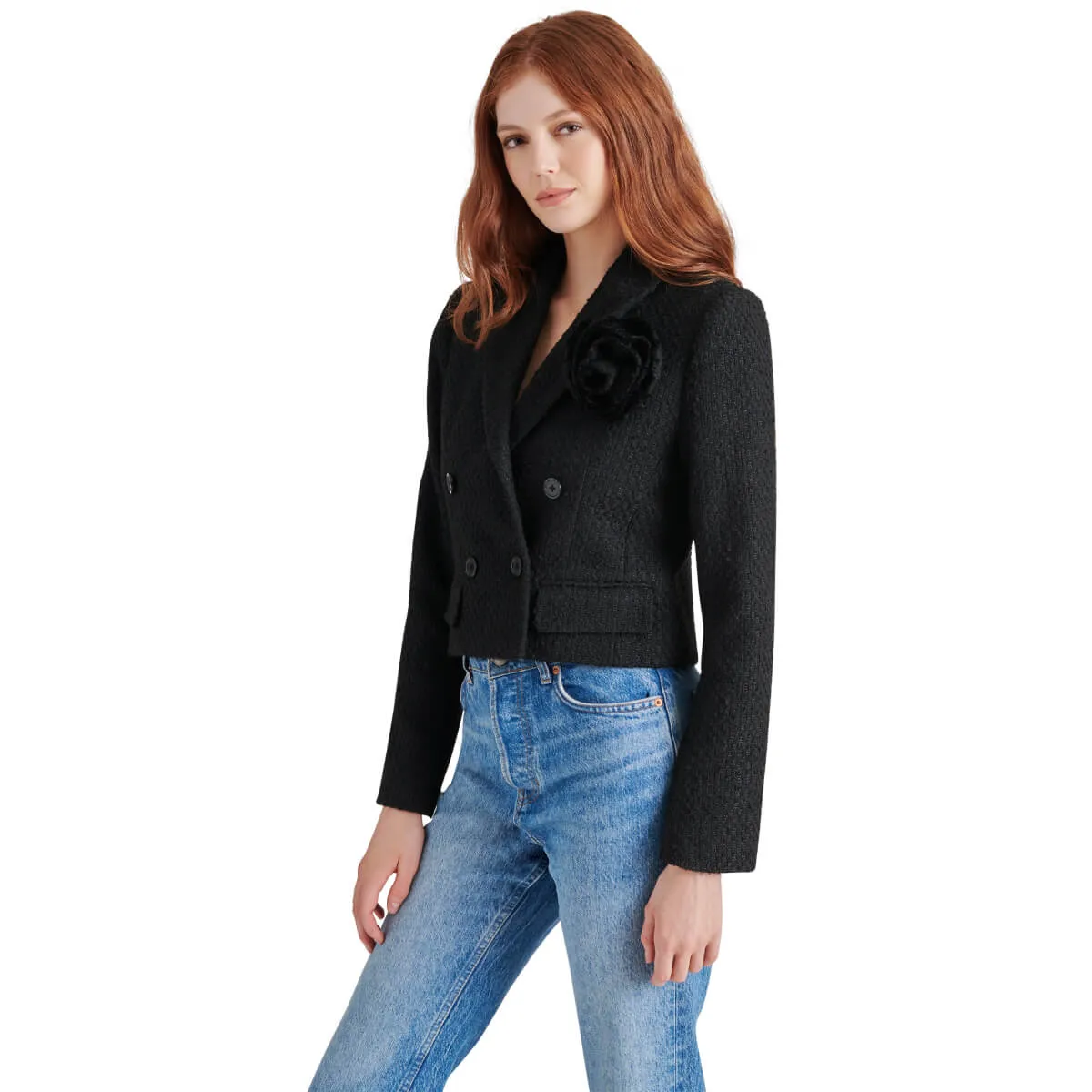Steve Madden Virginie Cropped Blazer