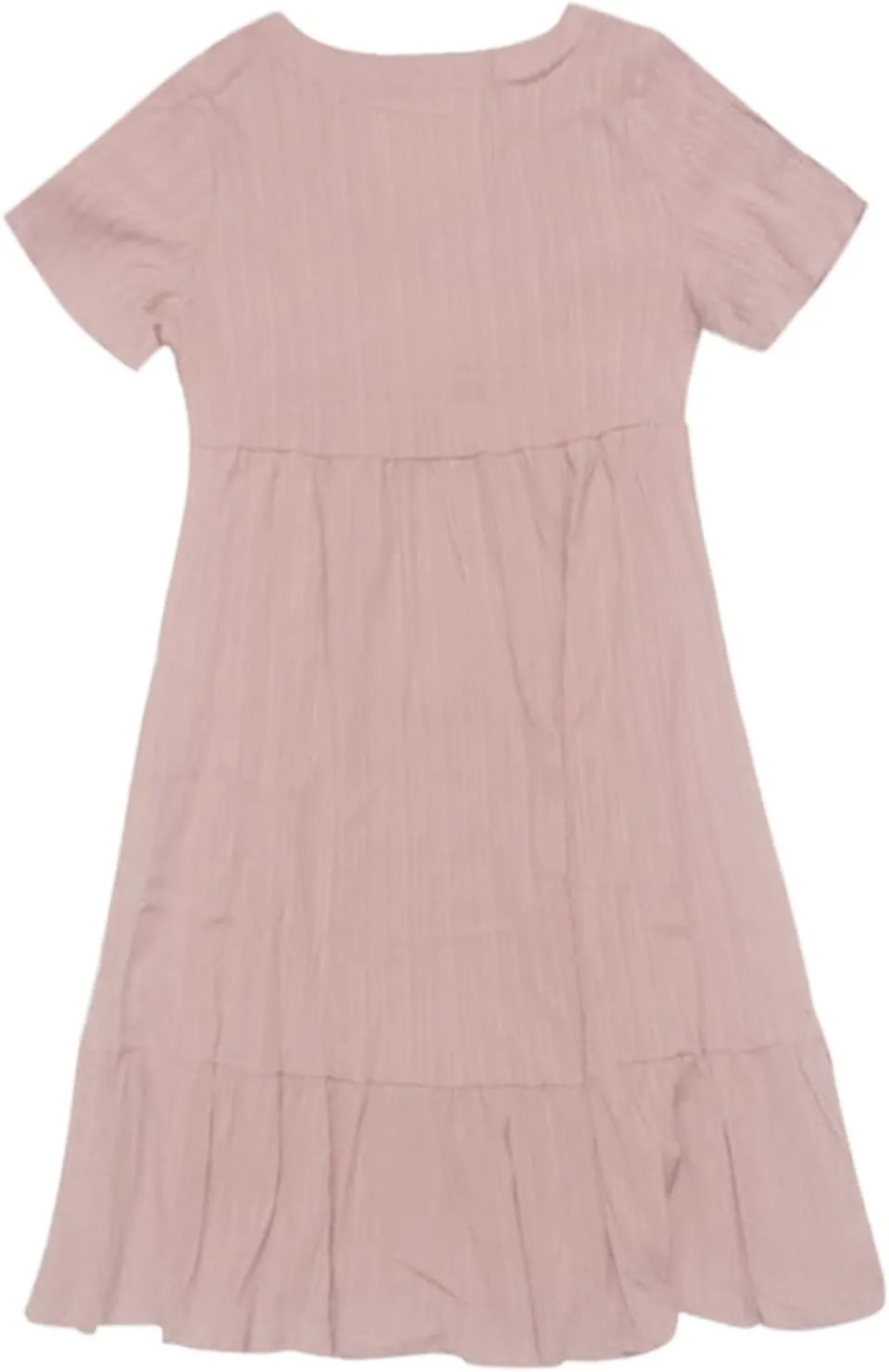 Sun Dresses for Women 2025 Vacation Summer Casual Short Sleeve V Neck Flowy Swing Dress Pleated Ruffle Beach Sundress