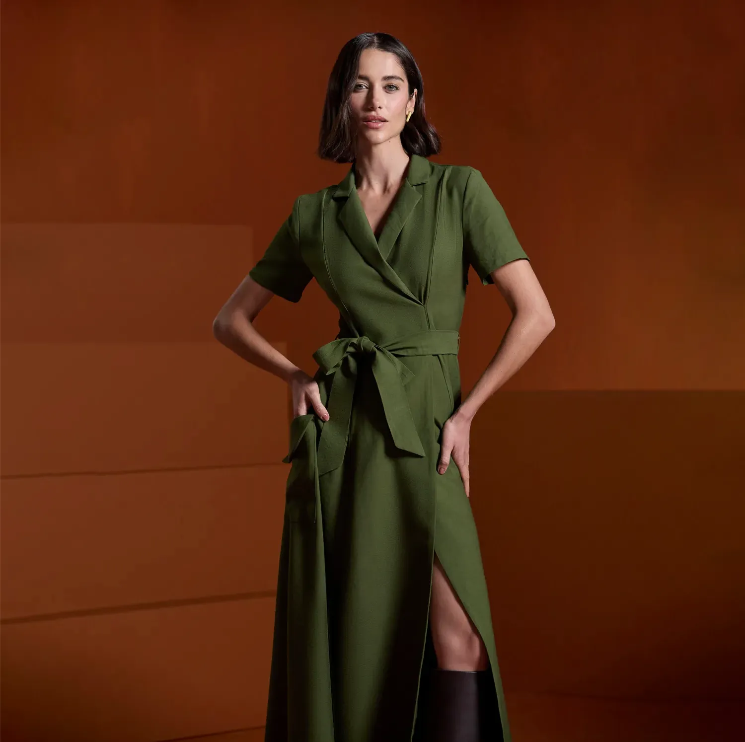 Tailored Long Dress