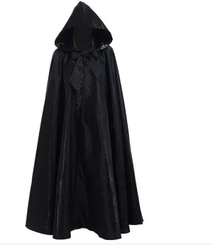 TIMIFIS Women's Halloween Costumes 2024 Renaissance Medieval Gothic Cloak Plus Size Vampire Cosplay Cloak with Hood