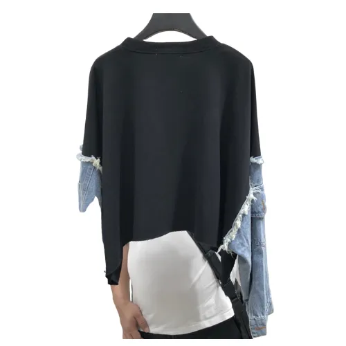 Trend Setter Chic - Asymmetrical Denim Shirt