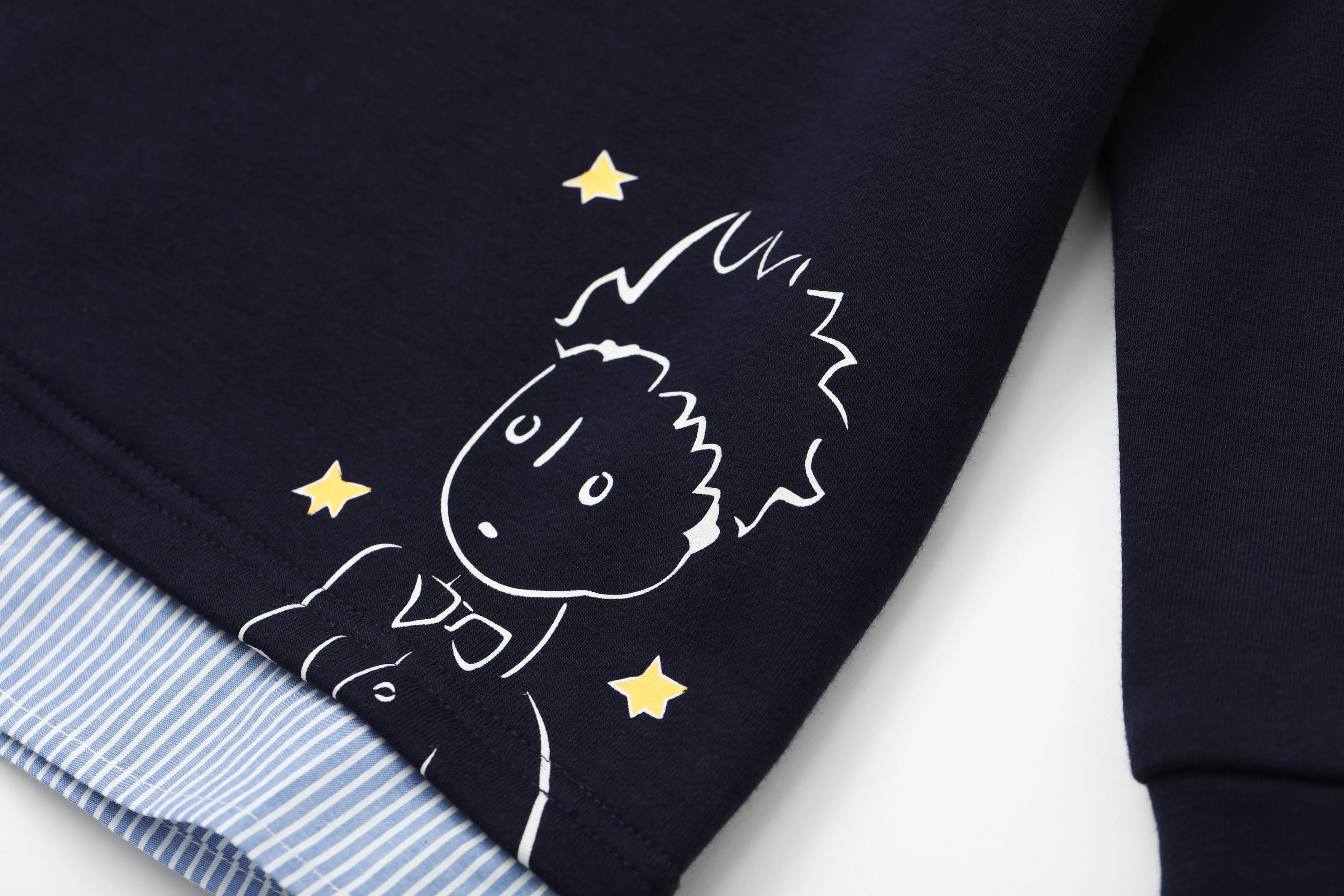 Vauva x Le Petit Prince - Boys Cotton Long Sleeve Polo