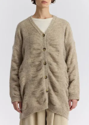 WATERFALL CARDIGAN - NATURAL