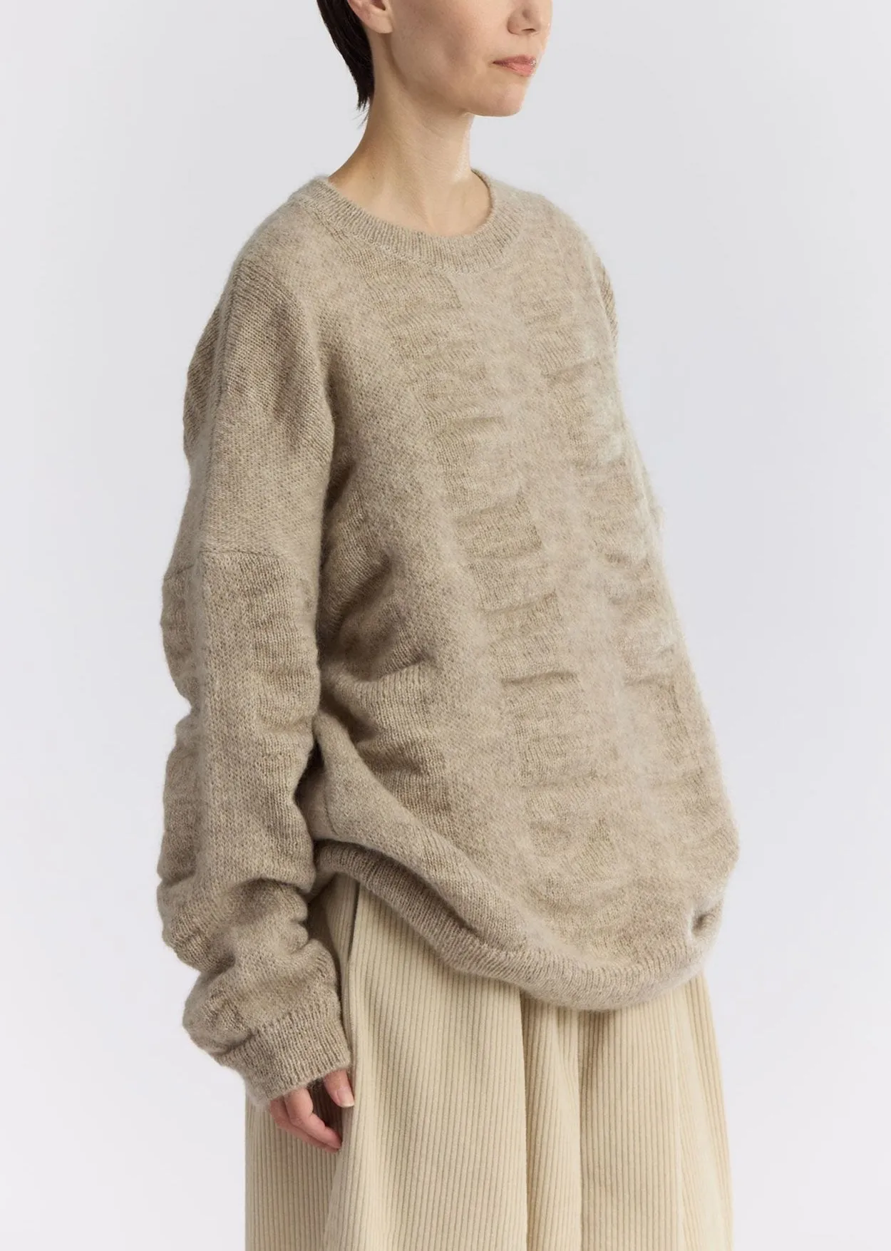 WATERFALL SWEATER - NATURAL