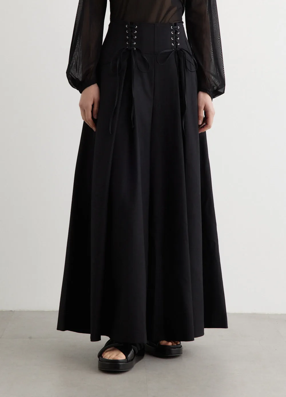 Wide Pleated Pants