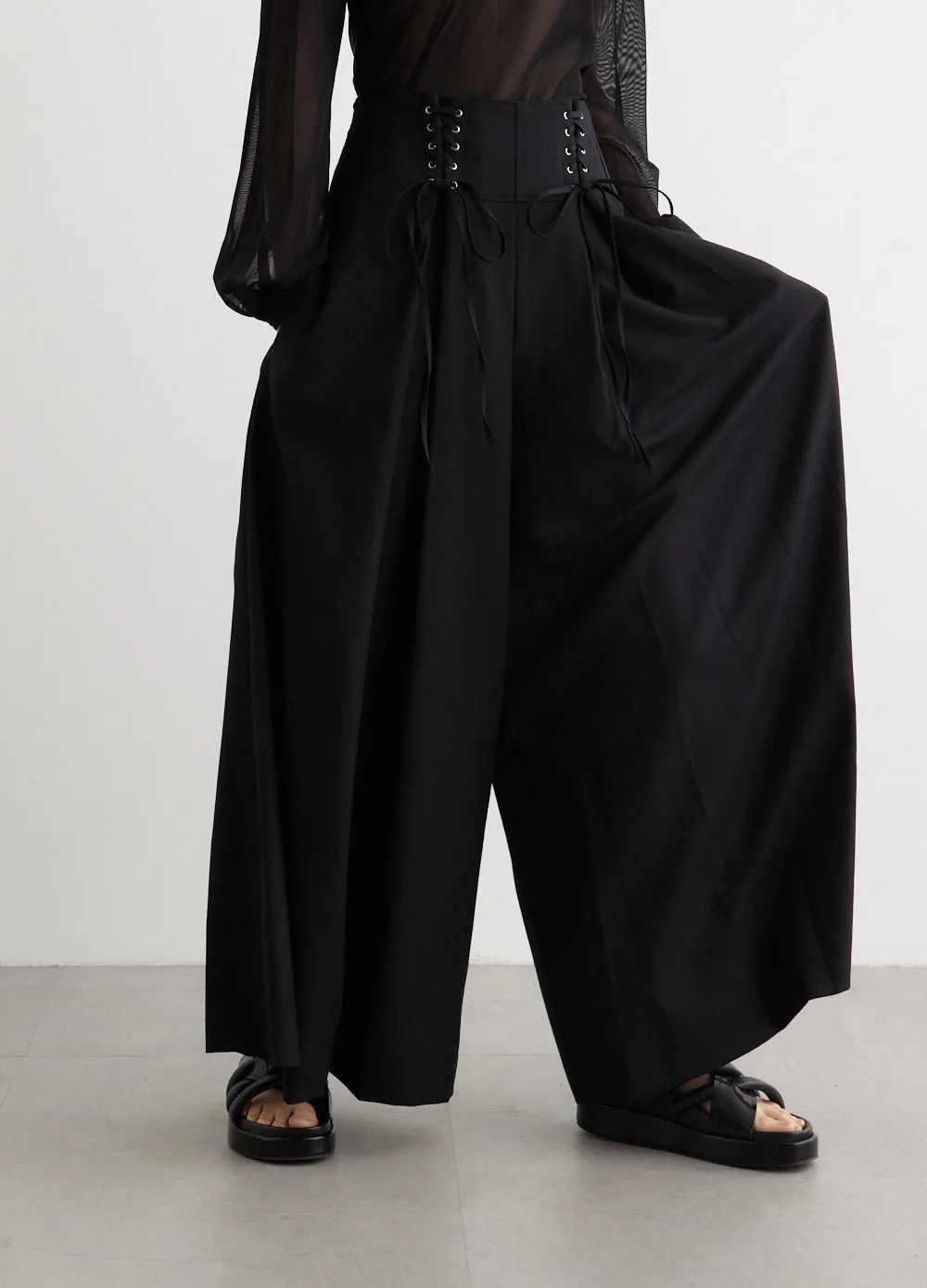 Wide Pleated Pants
