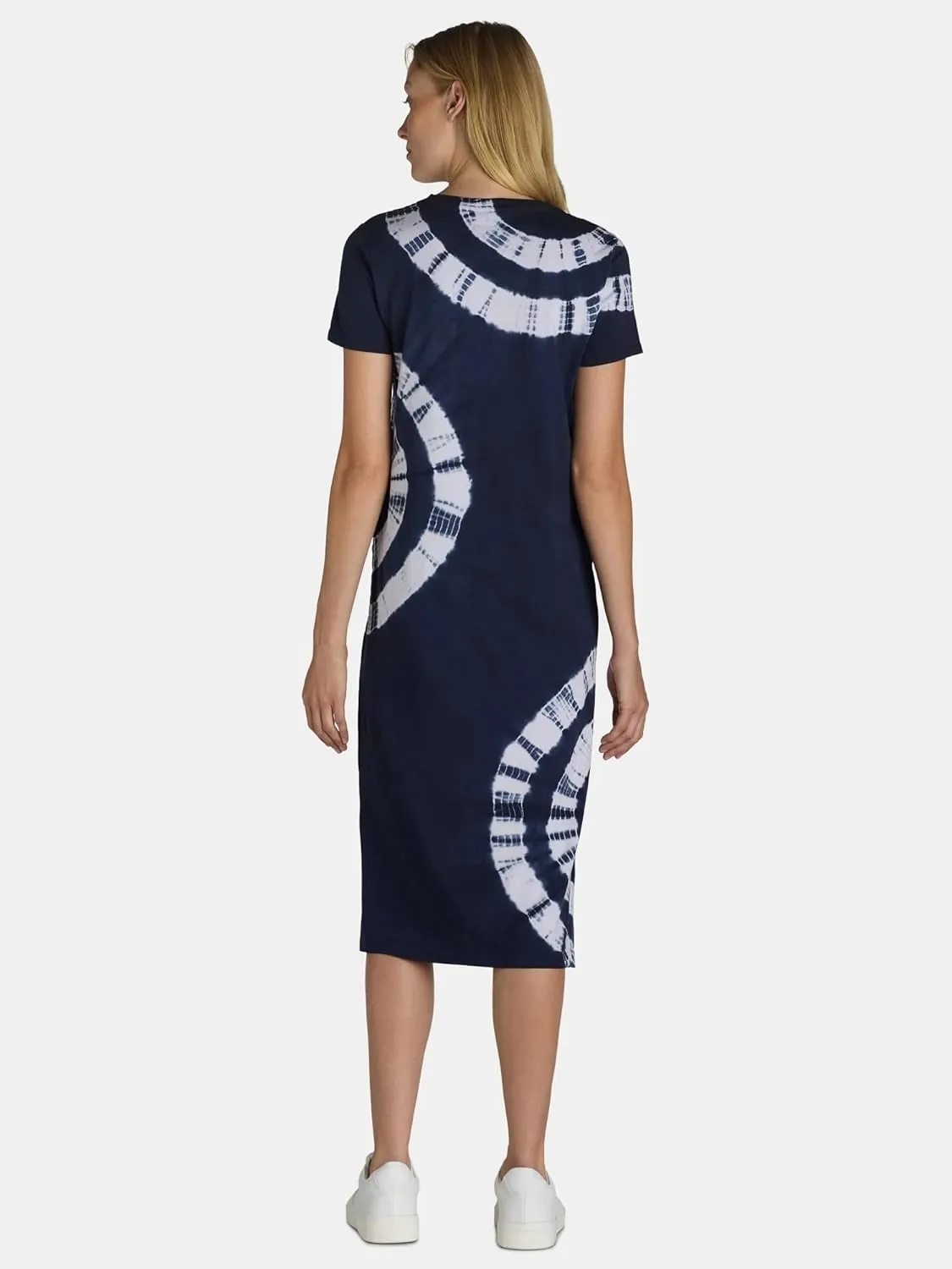 Women's and Women's Plus Cotton T-Shirt Dress with Short Sleeves midi Dresses for Women/Dresses for Women