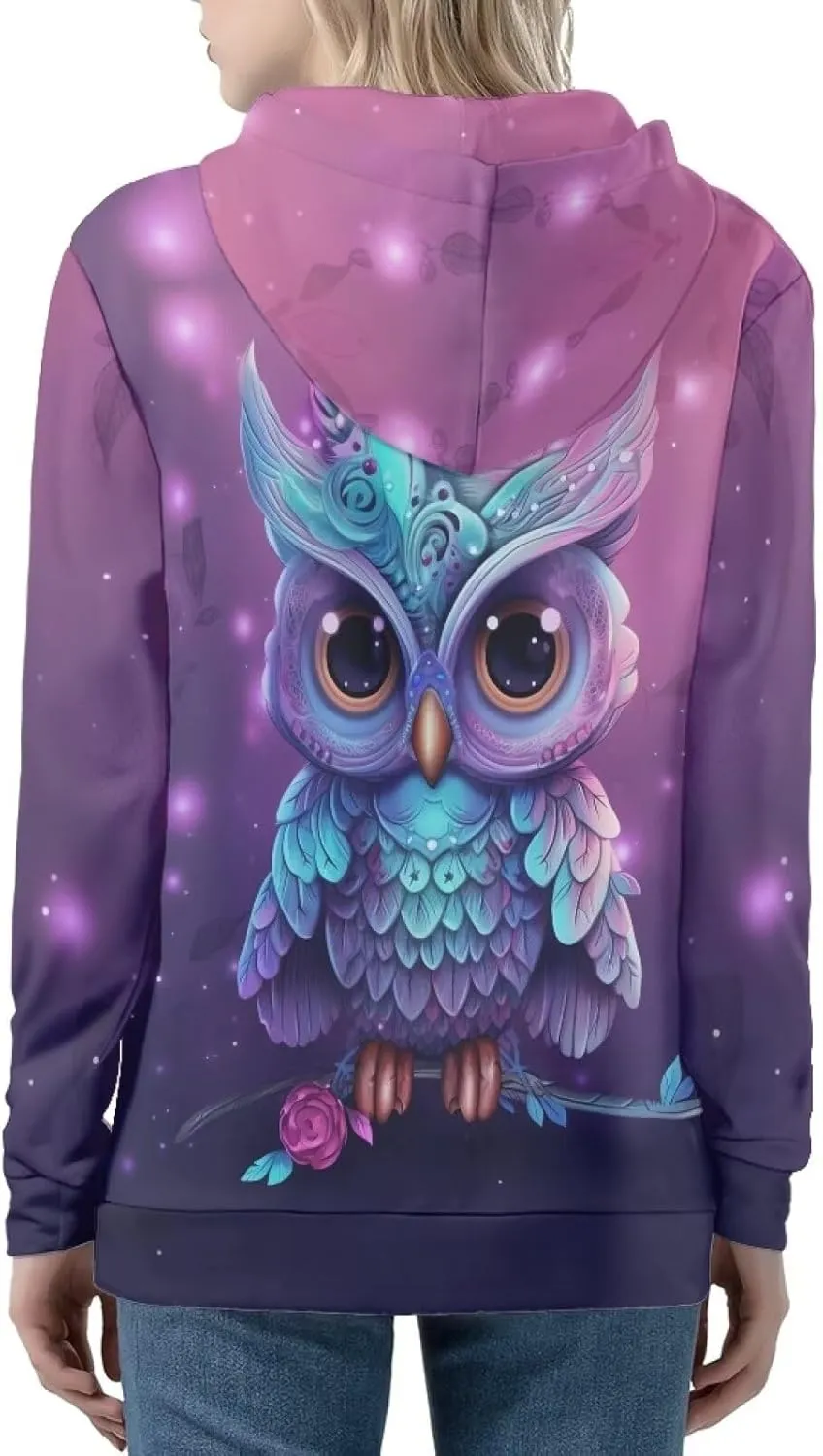 Women's Fashion Hoodies Sweatshirt Teen Girls Zip Up Jacket Long Sleeve Pullover Top XS-5XL