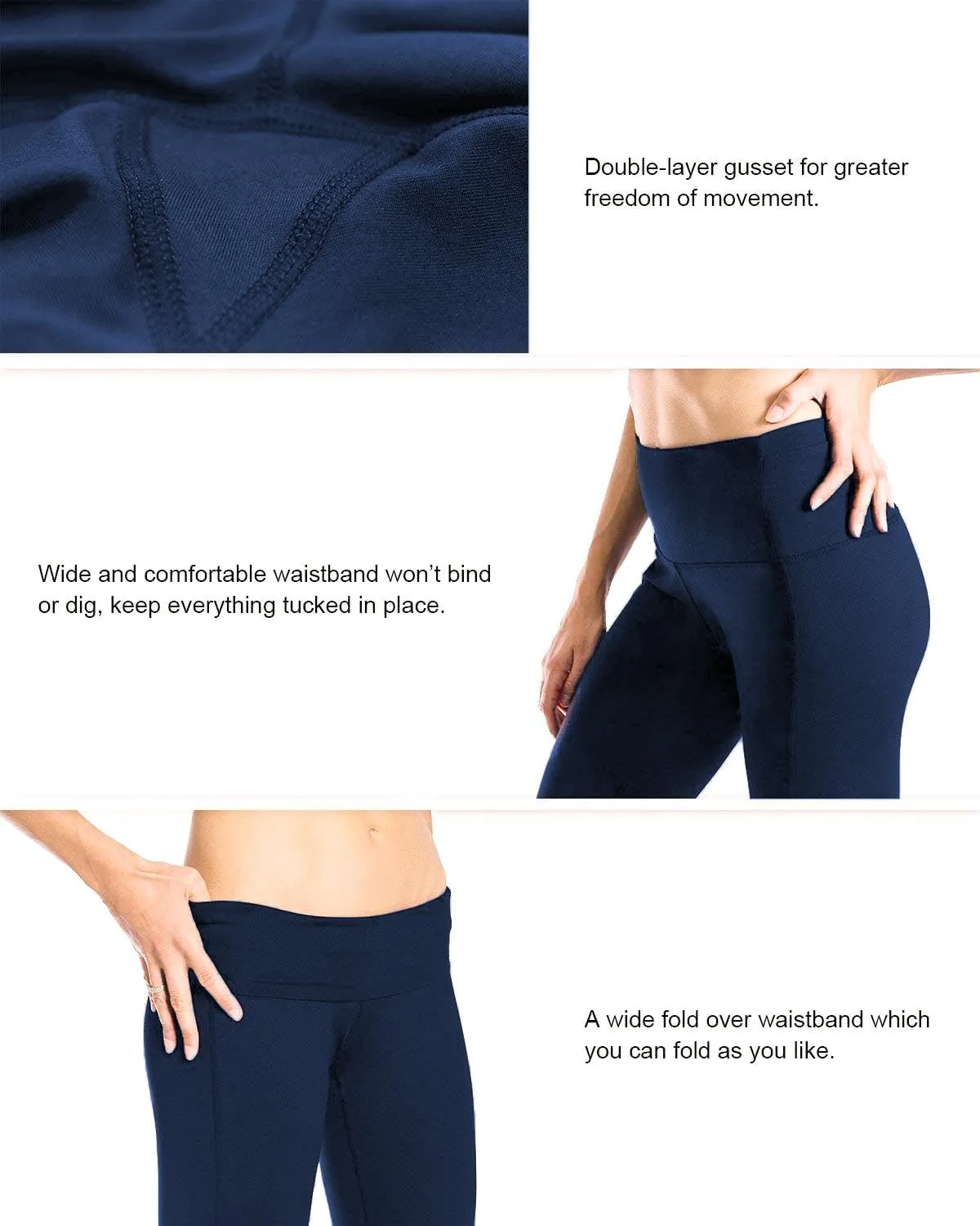 Yogipace Petite Women's 23"/25" High Waisted Yoga Leggings Ankle Length Acitve Pants
