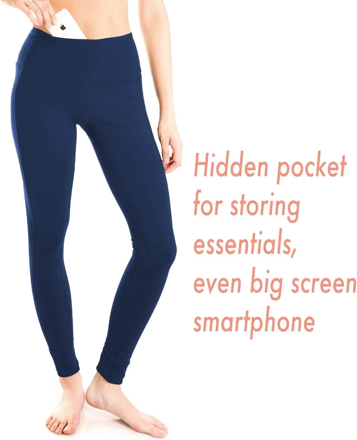 Yogipace Petite Women's 23"/25" High Waisted Yoga Leggings Ankle Length Acitve Pants
